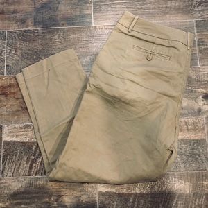 Merona Classic cropped khaki pants